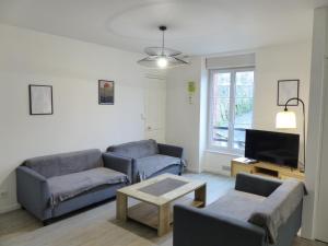 VIARME - Grand T4, 6 pers au calme en centre ville