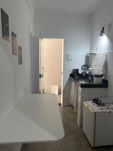 Apartamento de férias 1 quarto cozinha banheiro não tem fogão nesse espaço