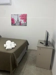 Apartamento de férias 02 com 1 quarto cozinha banheiro não tem fogão nesse espaço - 圣安德烈