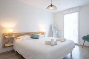 Appartements Canon proche de la gare maritime au rdc : photos des chambres