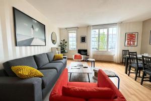 Appartements Grand appartement Cosy - Terrasse - 50m de l’ocean : photos des chambres