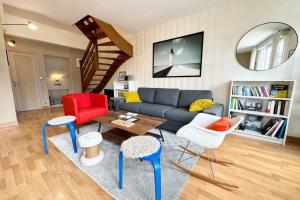 Appartements Grand appartement Cosy - Terrasse - 50m de l’ocean : photos des chambres