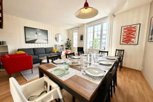 Appartements Grand appartement Cosy - Terrasse - 50m de l’ocean : photos des chambres