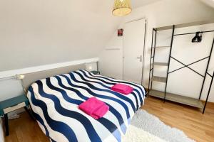 Appartements Grand appartement Cosy - Terrasse - 50m de l’ocean : photos des chambres