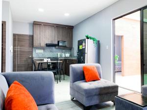 Departamento con balcón privado