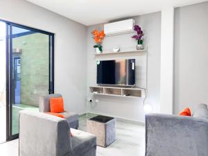 Departamento con balcón privado