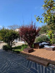 Maisons de vacances La maison du Bout du Monde, Jacuzzi, Climatisation, 4 chambres, Plage a 600M et Phare a 1Km : photos des chambres