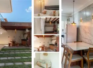 500m da PRAIA de TAPERAPUAN, WiFi, 2 quartos, Churrasqueira, Estacionamento Gratuito para 1 Carro, até 6 pessoas, próximo a supermercado e restaurantes - Coroa Vermelha