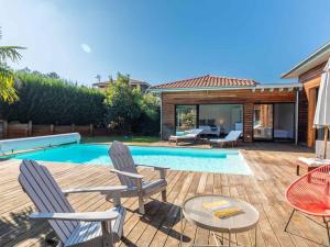 Villas Villa d-exception pour 10 pers avec piscine chauffee et parking prive a Labenne - FR-1-791-28 : photos des chambres