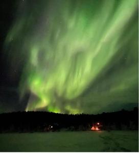 Inari lake modest cabin