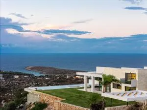 Blue Olive Luxury Sea View Villa with Heated Pool - 考瑙皮迪亚纳