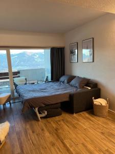 Studio élégant rénové avec vue à Anzère