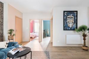 Appartements Beige Hospitalite - Jane - Jungle 2 chambres 4 pers wifi Netflix : photos des chambres