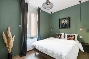 Appartements Beige Hospitalite - Jane - Jungle 2 chambres 4 pers wifi Netflix : photos des chambres