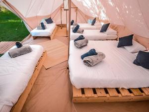 Tentes de luxe Lodg'ing Nature Camp Dordogne : photos des chambres