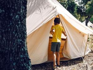 Tentes de luxe Lodg'ing Nature Camp Anjou : photos des chambres
