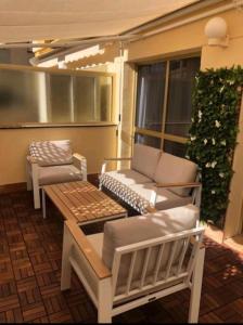 Modern beachside apartment