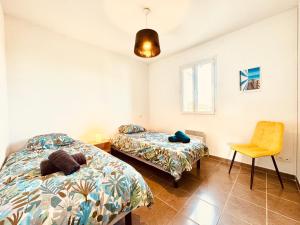 10min de la mer Maison 6 personnes avec climatisation jardin