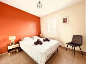 10min de la mer Maison 6 personnes avec climatisation jardin