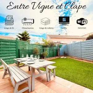 10min de la mer Maison avec jardin 6 personnes - Fleury-d'Aude