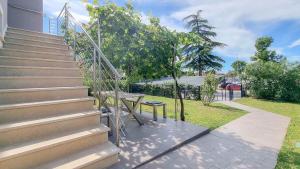 Cozy Studio-Apartment nur 300 Meter zum Strand mit Grillbereich, Klima, WiFi 