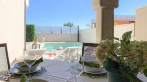 Traumhafte Casa mit zwei Grill, Privatpool, Waschmaschine, Trockner 