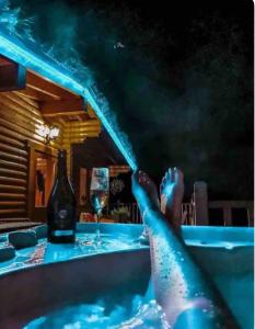 The Farmers den lodge at River Garry Lodges