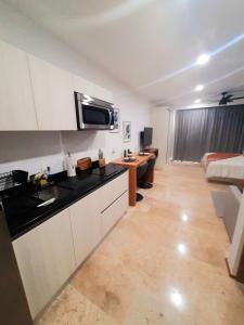 Hermosa vista al mar desde la comodidad de tu cama