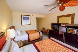 Double Room with Two Double Beds and Sunset View room in Royal Inn Beach Hutchinson Island