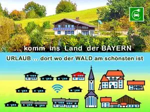 BayerischerWald-Ferien-Blockhaus-Panoramablick-Grafenau Haus im Wald-Vogelthenne 19, fast Alleinlage-ILZtal-Blick nähe Rothauer, Saldenburger, Ebenreuther und Eginger See im Dreiburgenland, unweit der Stadt PASSAU an der Donau Inn und ILZ - Allmunzen