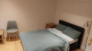 Big ensuite room with shower and rest room and good garden view - London