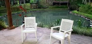 Cabana, com área de festa e piscina - Guabiruba