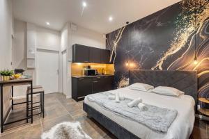 Appartements L-Ame Etoilee - Love Room avec Balneo & Sauna : Appartement 1 Chambre