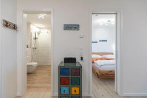 Ferienwohnung "Halligstork" direkt am Nordseedeich mit Blick auf den See