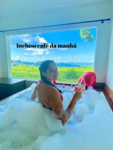 Chalé Mirante da Colina1 com hidro privativa e café da manhã