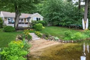 Lakefront Milton Home with Dock and Private Beach - New Durham