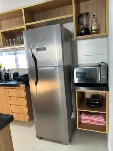 Apartamento mobiliado à beira mar- conforto e paz- Condomínio Vila do Mar- Macapá-PI