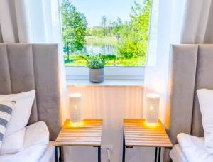 Unique View Apartment - 3pok, 4 łóżka, widok na rzekę, centrum, Netflix, parking, winda