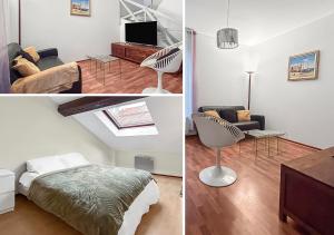 Duplex Nancy centre - Cour intérieure & Smart TV