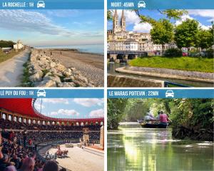 Maisons de vacances MAISON DES OSIERS-JUSQU-A 6 PERSONNES-WIFi : photos des chambres