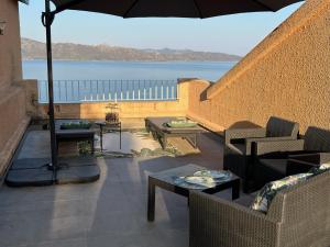 Appartements Saint-Florent, Sublime Vue Mer plage 5mn a pied : photos des chambres