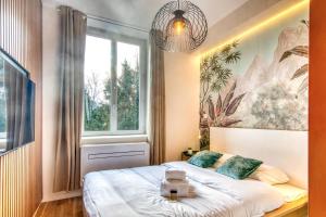 Appartements L-Oasis - Bel appart climatise quartier point du jour Lyon 5 : photos des chambres