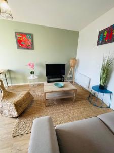 Maisons de vacances Borne arcade, Billard, Flechettes & Sauna 6pers : photos des chambres