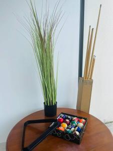 Maisons de vacances Borne arcade, Billard, Flechettes & Sauna 6pers : photos des chambres