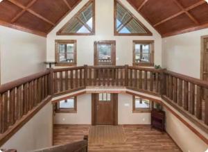 Log Castle and a spring-fed lake