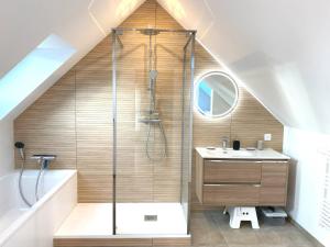 Maison neuve proche plage à Trégastel avec WIFI et parking - FR-1-368-440