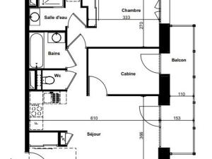 Appartement moderne avec balcon et parking à Valmorel - FR-1-291-1019
