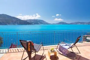 Asos Luxury Seafront Villas, Kefalonia, 100m beach & center, 4 stars services, Parking - near Myrtos - Fiskardo - Asos