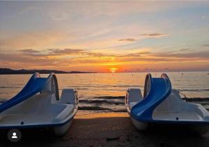 Appartements Saint-Florent, Sublime Vue Mer plage 5mn a pied : photos des chambres