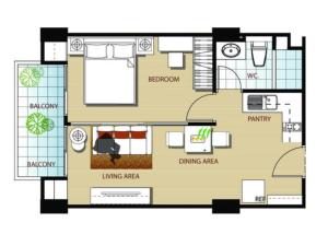 Nice Apartment large pool in nice residence central Patong beach